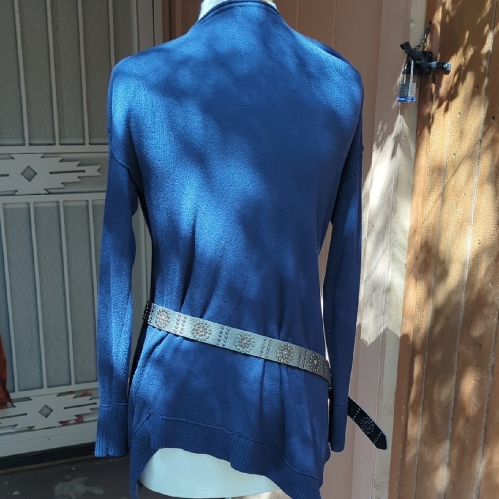 Chico's Deep Navy Crewneck Sweater - Picture 4 of 4